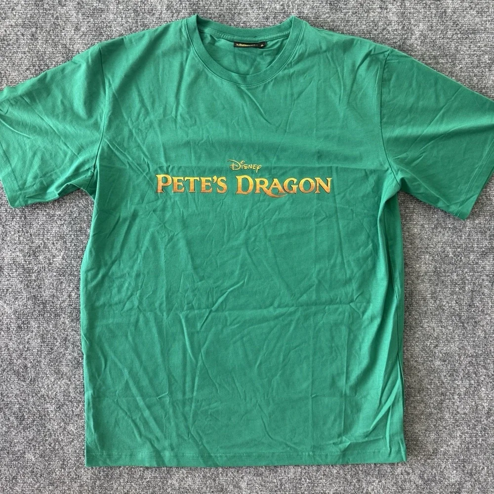 Disney Pete's Dragon Movie Promo T Shirt Size X-Large Green XL
